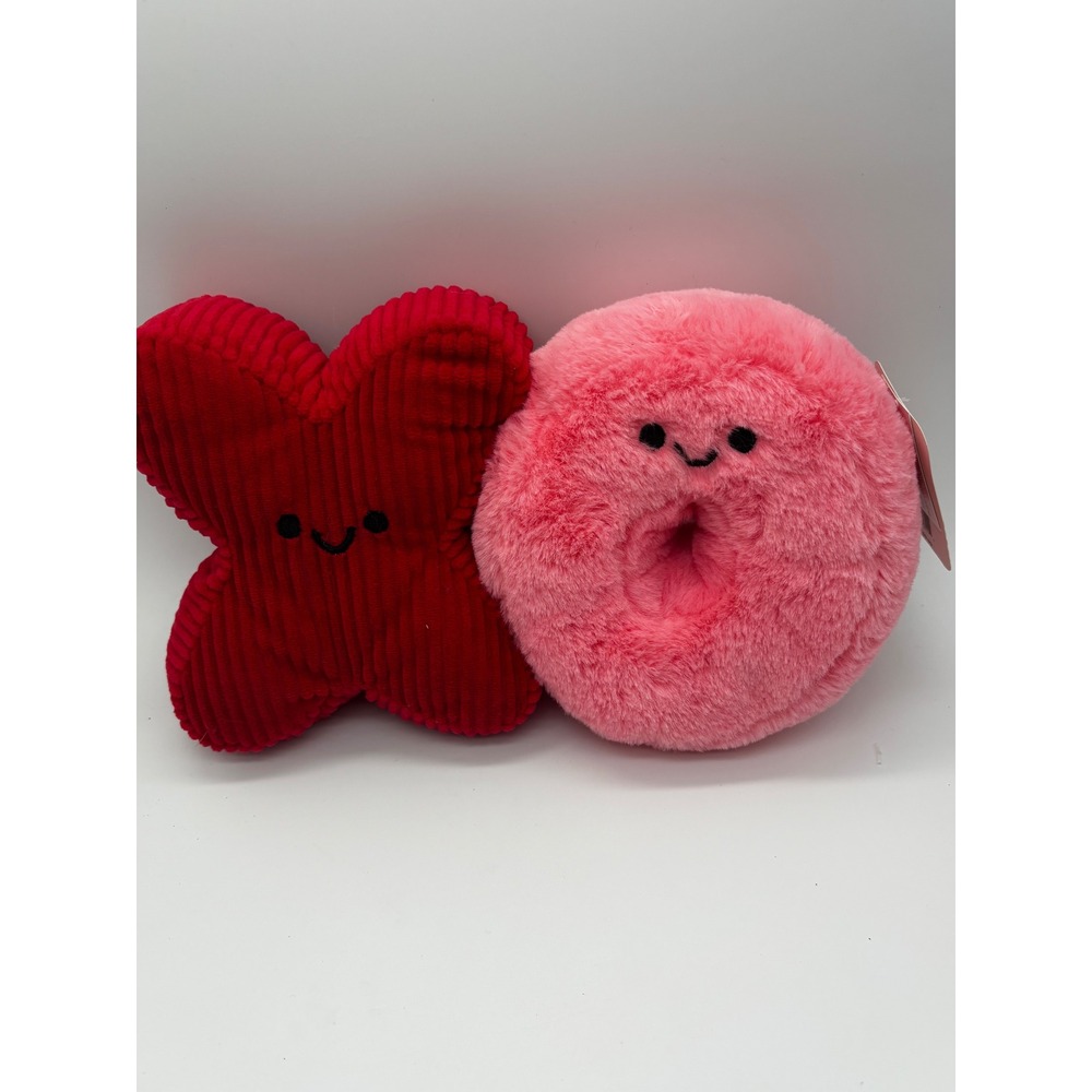 American Greetings XO Plush Set Unisex OS Red Pink NWT Rare Viral Hugs Kisses